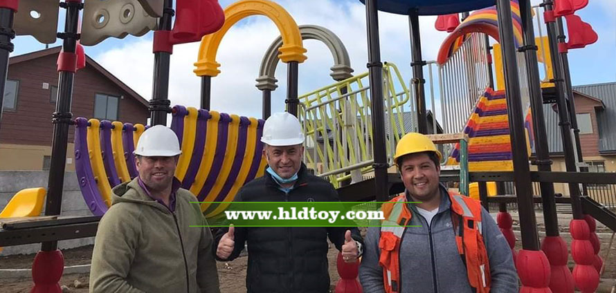 Playground Equipment installing