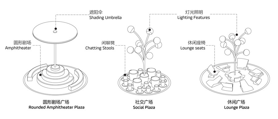 Happy island outdoor playground equipment