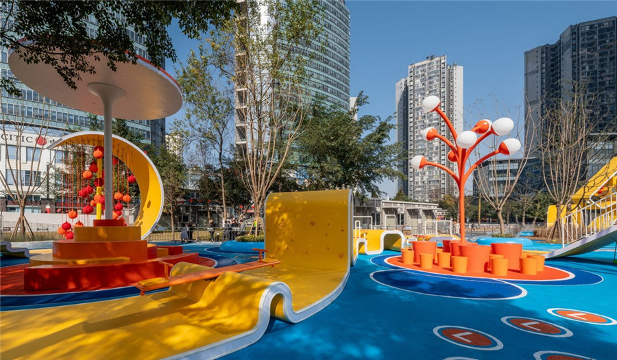 Guangzhou Happy island outdoor playground equipment