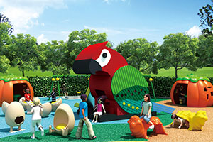 Parrot Children's Playground - Kid slide