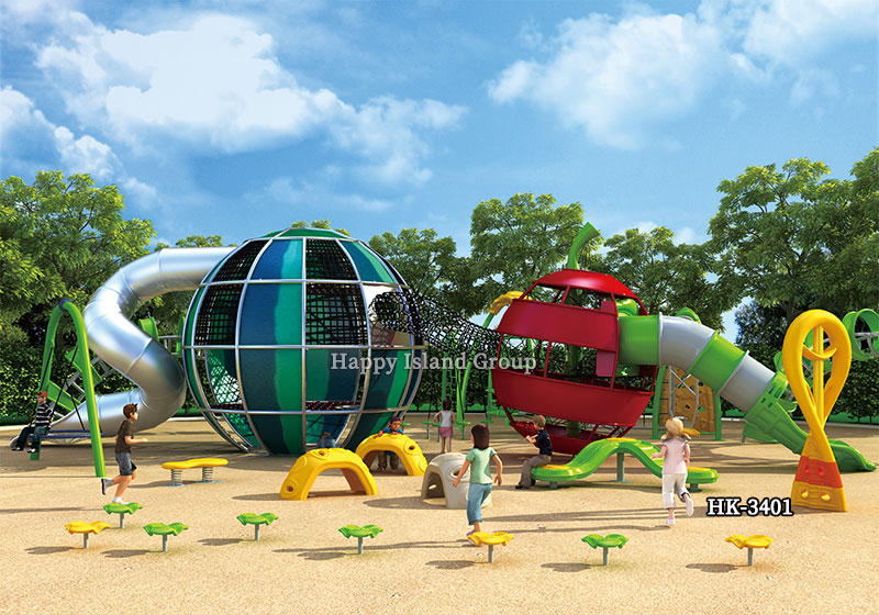 Fruit combination slide - Children's playground customized
