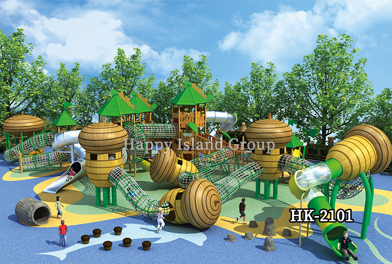 Acorn unpowered amusement equipment, Happy Island - The largest manufacturer of amusement equipment in Guangzhou