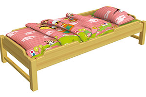 Preschool Eco-Friendly Child Safety Wooden Beds For Sale