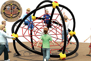 Climber Playground Children Games Climbing Net For Sale