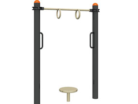 Standing Hip Twister Outdoor Gym Equipment For Sale