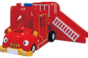 Cartoon Fire Truck Theme Playhouses For Sale