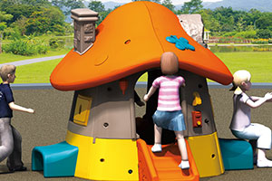 Mushroom Playhouse For Kindergarten Kids Playground