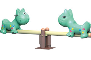 Plastic Kids Seesaw Kindergarten Playground Equipment