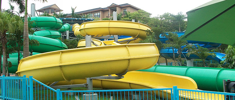 Commercial Aqua Park Large Combined Slide For Sale